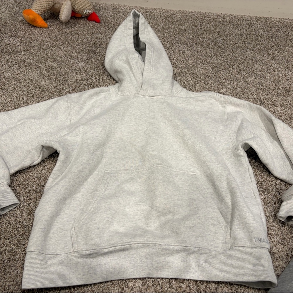 TNA Light Gray Sweatfleece Hoodie